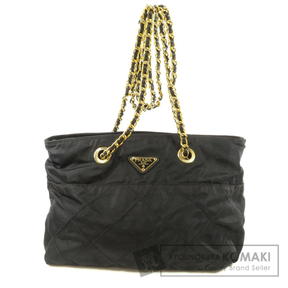 Prada plate chain bag shoulder